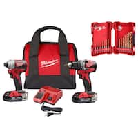 Milwaukee M18 18V Li-Ion Cordless Compact Drill/Impact Combo Kit Deals