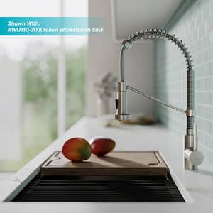 Bolden Single Handle Pull Down Sprayer Kitchen Faucet with Dual Function Sprayhead in Stainless Steel/Chrome