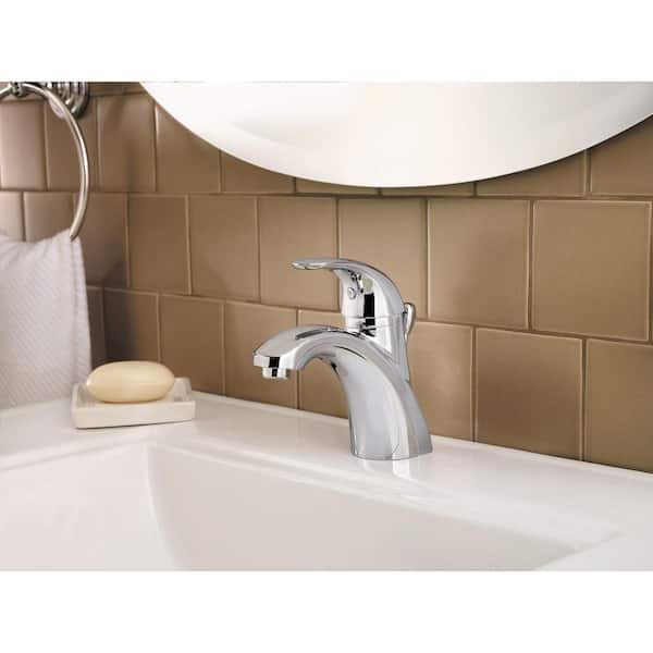 Parisa 4 in. Centerset Single-Handle Bathroom Faucet in Polished Chrome (6-Pack)