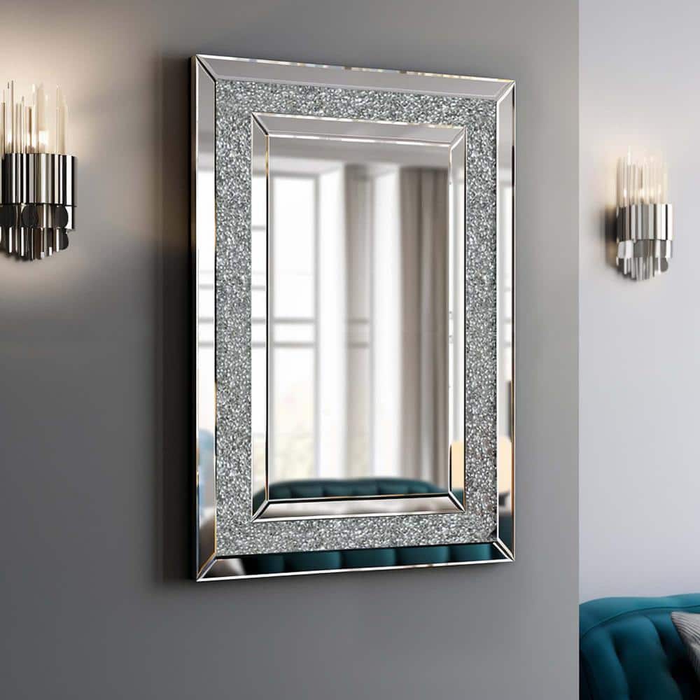 32 in. W x 24 in. H Rectangle Decorative Wall Mirror Large Wall-Mounted Spa