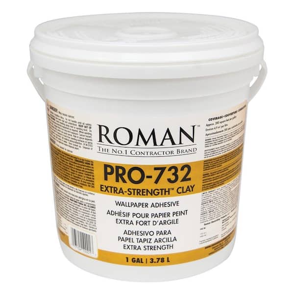 Roman PRO-732 1 gal. Extra Strength Wallcovering Adhesive
