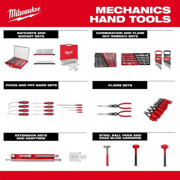 Milwaukee - Combination Metric Wrench Mechanics Tool Set (7-Piece)