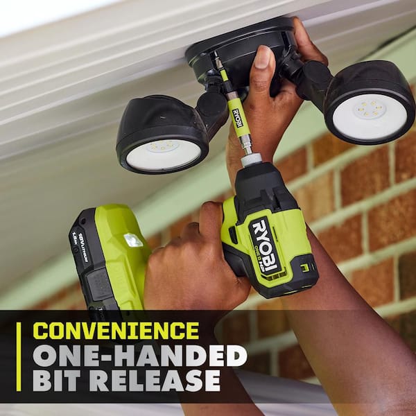 RYOBI - ONE+ HP 18V Brushless Cordless Compact 1/4 in. Hex Impact Driver Kit with (2) 1.5 Ah Batteries and Charger