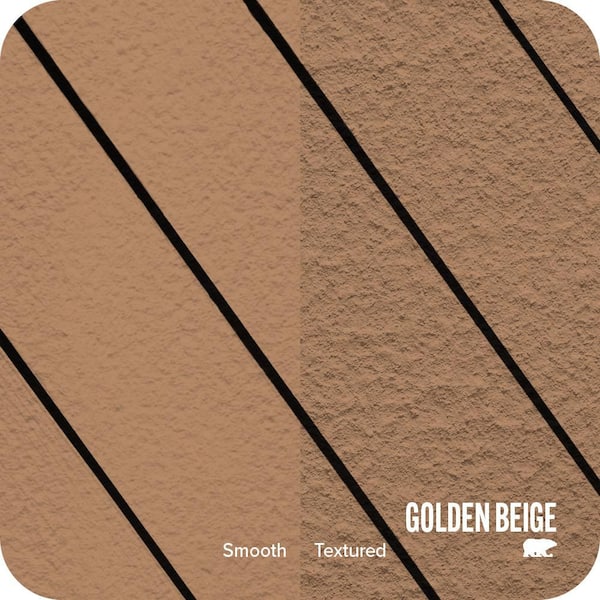 1 gal. #SC-158 Golden Beige Smooth Solid Color Exterior Wood and Concrete Coating