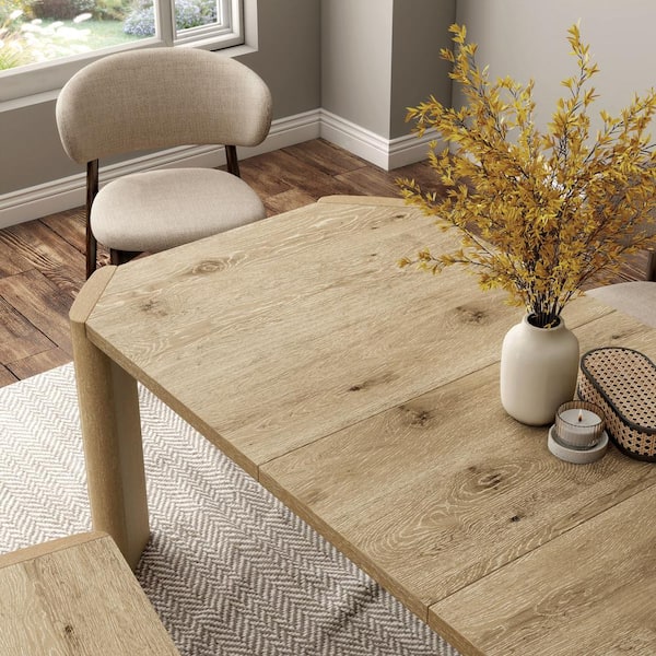 Canora Grey Kalysia 42'' Solid Wood Trestle Dining Table