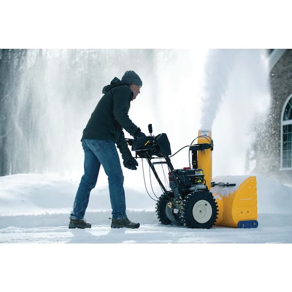 2 x 26 in. 243 cc 2-Stage Gas Snow Blower with Electric Start, Power Steering and Steel Chute