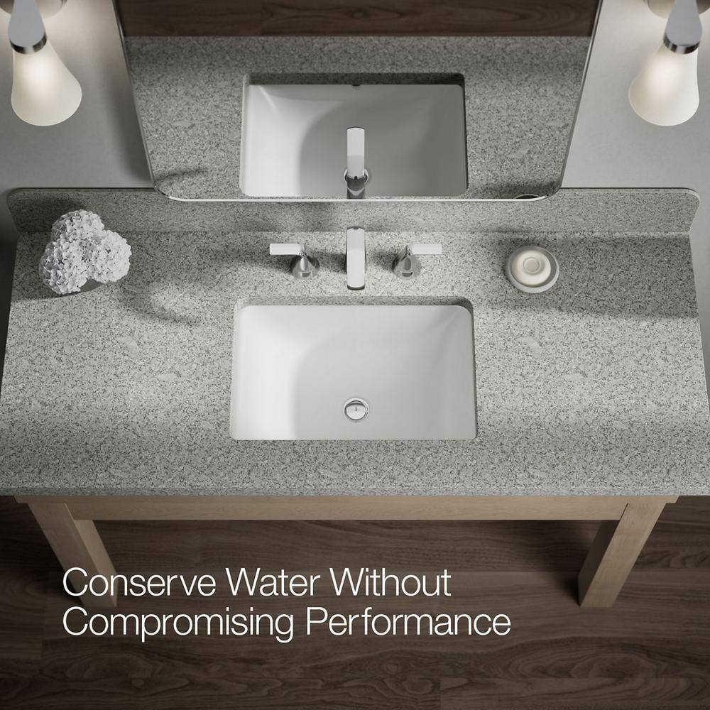 Polished Chrome 8 in. Widespread Double Handle Bathroom Faucet