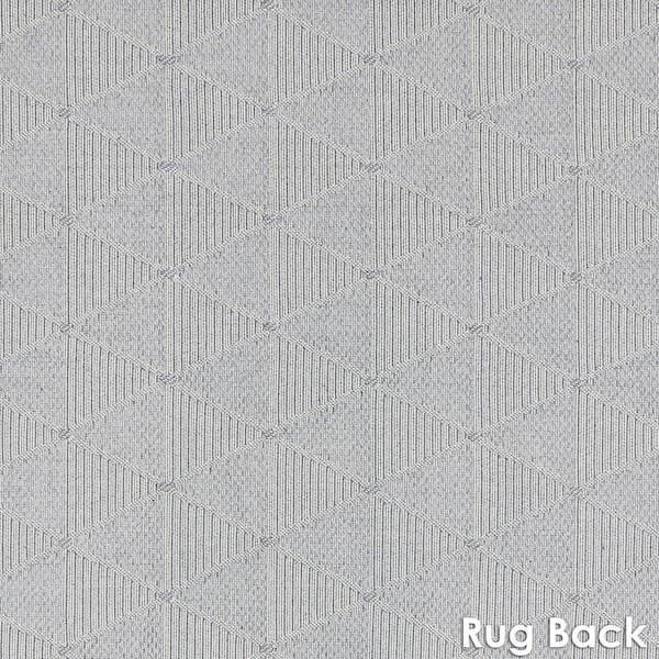 Sunnydaze Lattice Perfection 100% Recycled Cotton Yarn Indoor Area Rug in Charcoal - 5 x 7 Foot