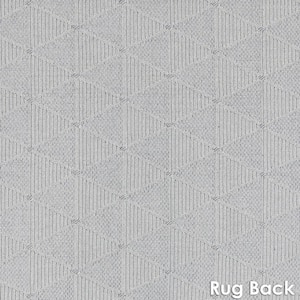 Sunnydaze Lattice Perfection 100% Recycled Cotton Yarn Indoor Area Rug in Charcoal - 5 x 7 Foot