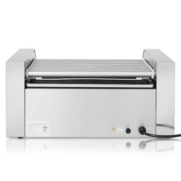 Olde Midway 18 Hot Dog Silver Stainless Steel Electric 5