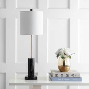 Zackary 31 in. Black/Brass Gold Table Lamp