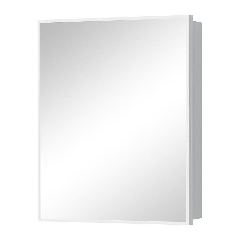Elise 24 in. W x 30 in. H Rectangular Iron Medicine Cabinet with Mirror, Wall/Recessed, Hinge installs left or right price history on PriceWatchPro