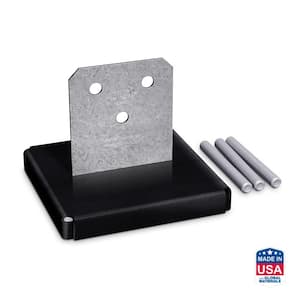 CPTZ ZMAX Galvanized Concealed Post Base for 8x8 Nominal Lumber