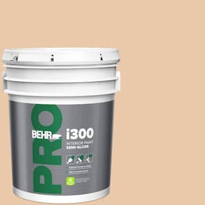 5 gal. #S250-2 Almond Biscuit Semi-Gloss Interior Paint