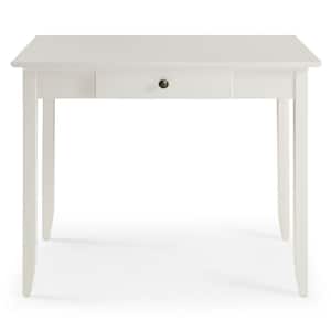 White Shaker Vanity Table with Drawer 30.5 in. x 36 in. x 20 in.