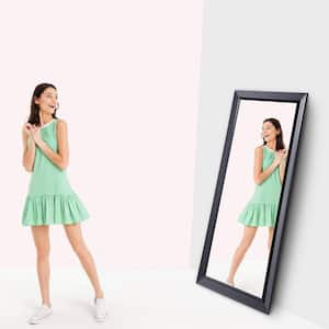 Framed Bevel Leaner Full Length Floor Mirror, XL Wall Mirror, Large Rectangle Standing Mirror for Bedroom 66" L x 32" W