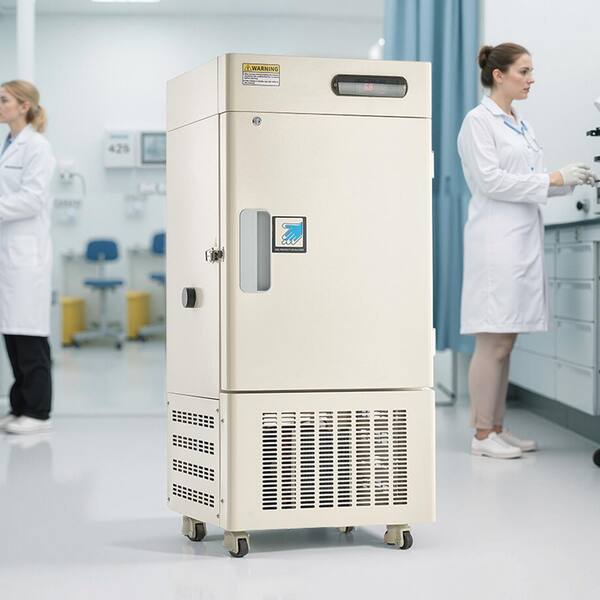 SKYSHALO Ultra Low Temp Freezer, 21.7 in. 0.99 cu. ft. Retro Mini