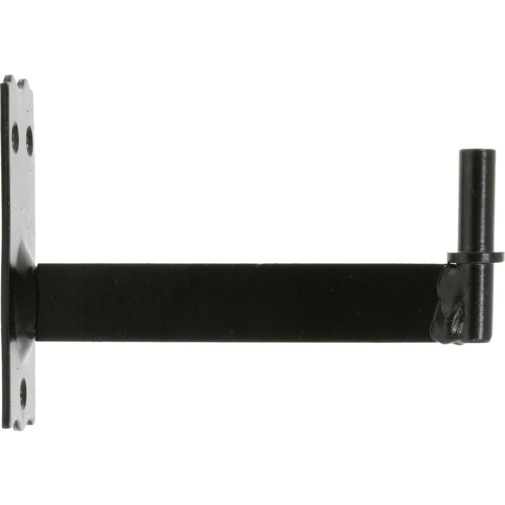 DELANEY HARDWARE 4 1/4 in. Black Stainless Steel Exterior Shutter Blind Hinges for Stone Siding