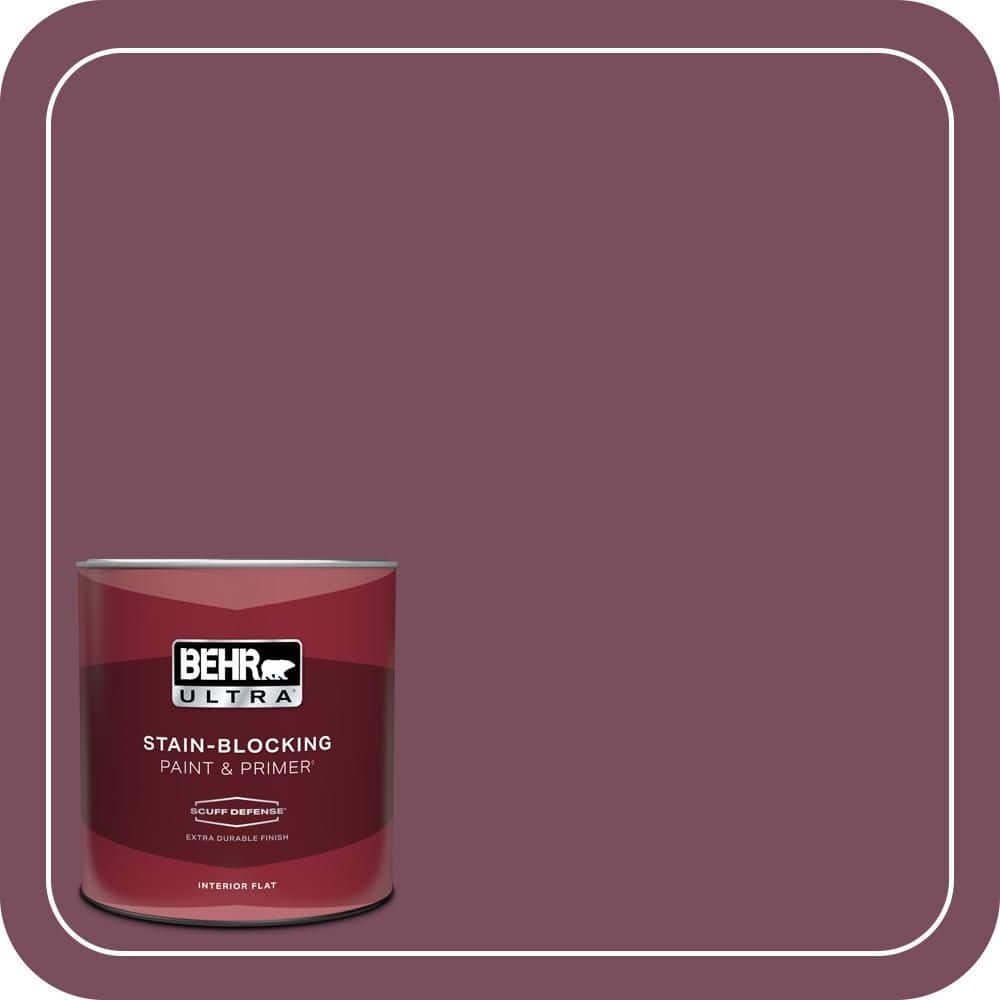 1 qt. #100D-7 Maroon Extra Durable Flat Interior Paint & Primer price history on PriceWatchPro