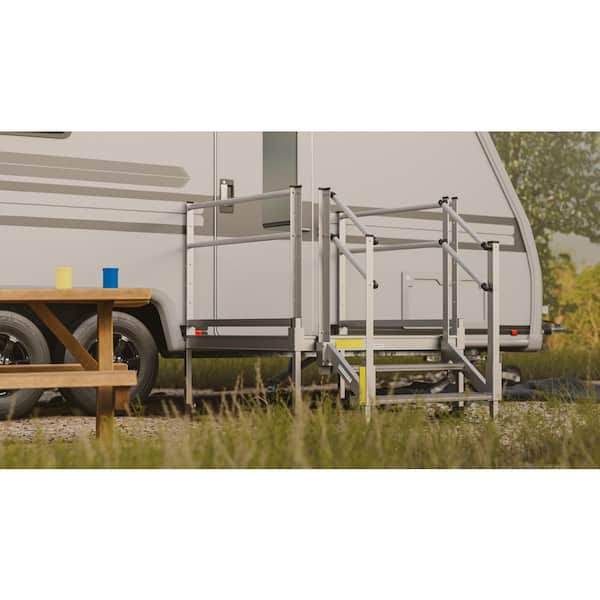 EZ-ACCESS Pathway 3G Solo Stair System 15 in. - 21 in. with 4 x 4