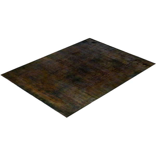 Overdyed Multi 8 ft. 11 in. x 11 ft. 9 in. Wool Indoor Area Rug