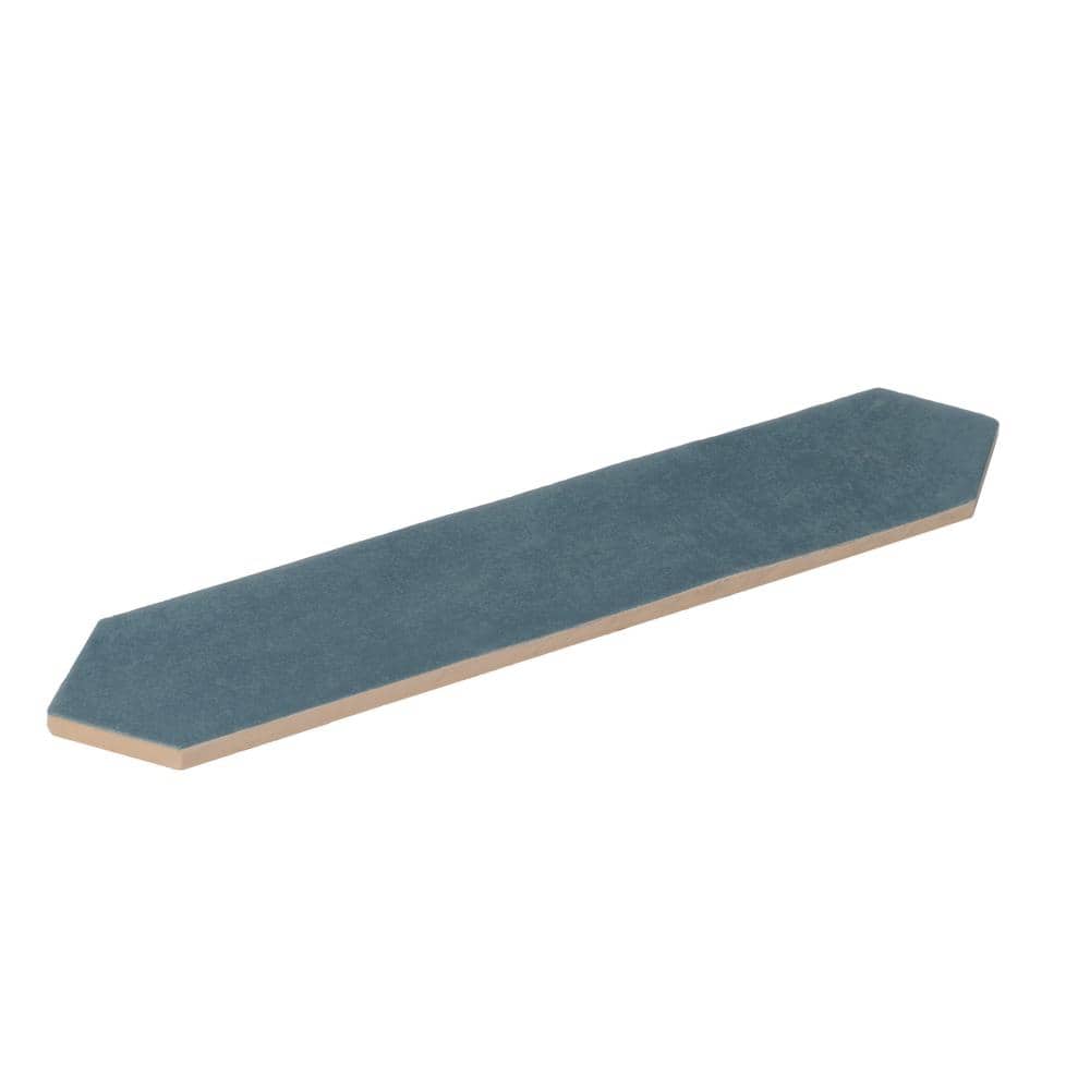 Navy Blue Matte Ceramic Picket Wall and Floor Tile