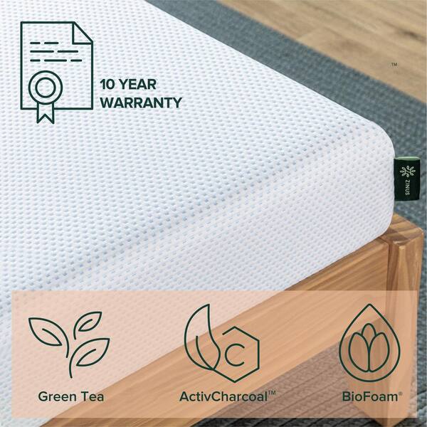 Memory Foam Mattress Topper with Cooling Gel and BioFoam