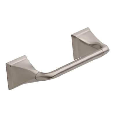 Everly Double Post Pivoting Toilet Paper Holder in Brushed Nickel