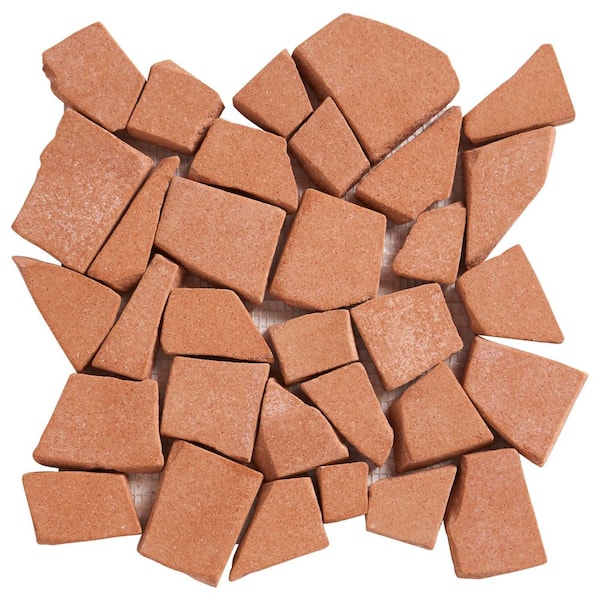 Ivy Hill Tile Toscana Terracotta 3 in. x 0.55 in. Piazza Matte
