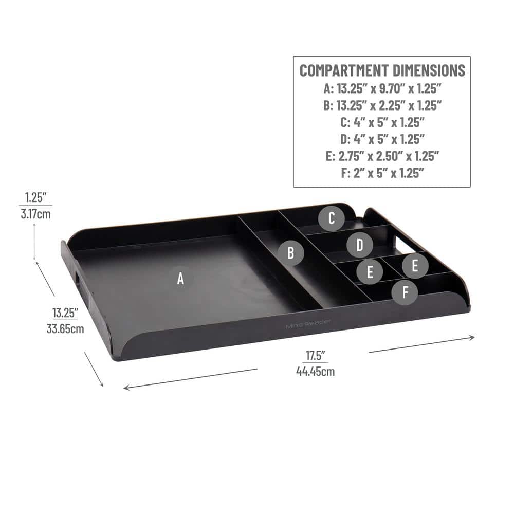 Compact Black Coffee Pod Organizer Tray for Countertop Use