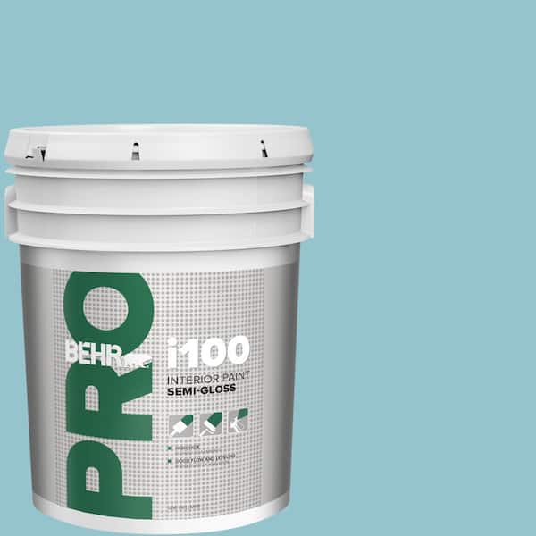 BEHR PRO 5 gal. #520E-3 Velvet Morning Semi-Gloss Interior Paint