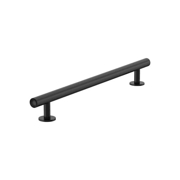 Amerock Radius 12 in. (305mm) Modern Matte Black Bar Appliance Pull