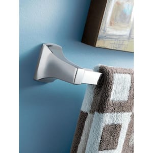Contemporary Towel Ring in Chrome