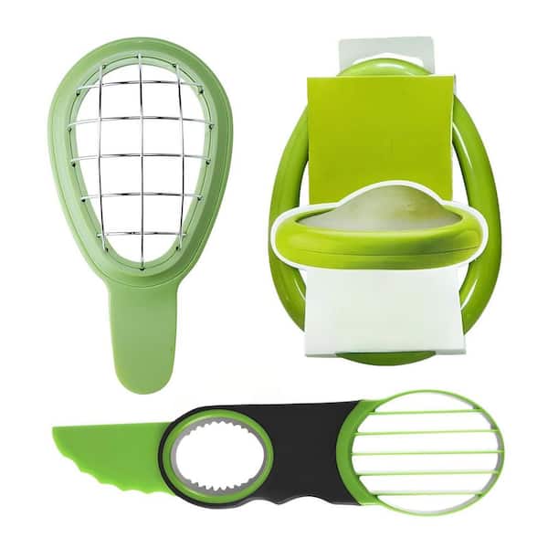 3 Piece Avocado Set Avocado Slicer Saver Cutter Dishwasher Safe Contains All Tools For Avocado