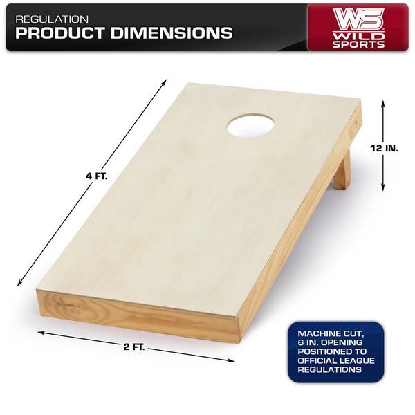 Wild Sports Ohio State Buckeyes 24 In W X 48 In L Cornhole Bag Toss 1 Vt737xd