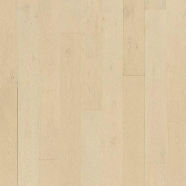 Mohawk Village Square Gravel Shore Oak 0.37 in. T x 6.5 in. W Wirebrushed Engineered Hardwood Flooring (27 sq. ft./case)