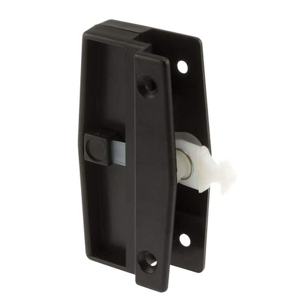 Prime-Line Screen Door Latch and Pull with Security Lock, Hat Section Style
