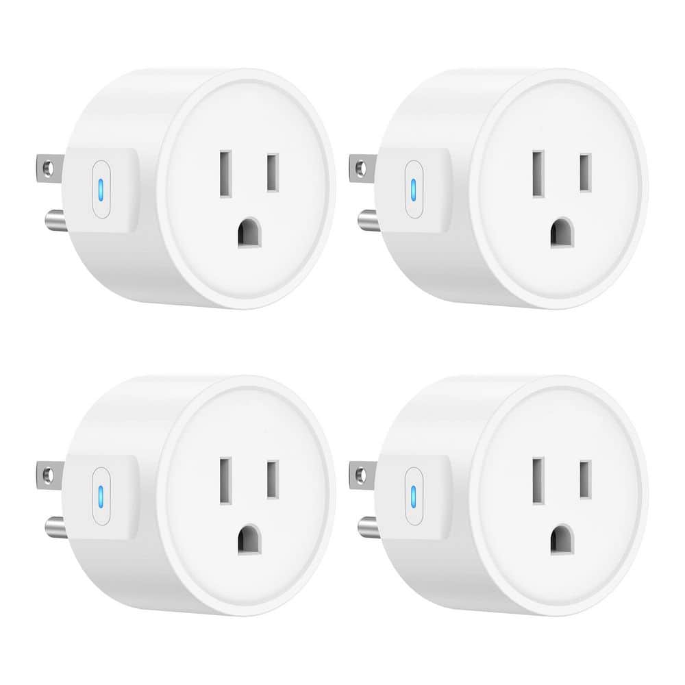 10 Amp 120 Volt Bluetooth Grounding Smart Plug Connector White Voice Control Alexa Compatible Outlet Timer 1 Pack price history on PriceWatchPro
