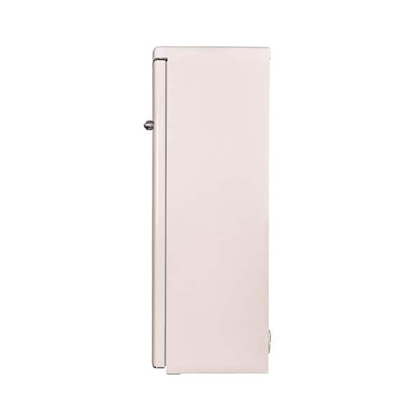 8.3 cu. Ft. Classic Retro Upright Freezer Frost Free 24 in. 110V w/ 6 Drawers in Cream