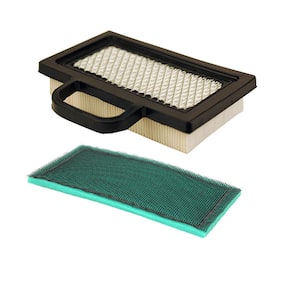 Air Filter with Pre-Filter for Briggs & Stratton Intek Replaces OEM Numbers 499486, 5069, 273638S and John Deere GY20575