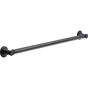 Traditional 36 in. x 1-1/4 in. Concealed Screw ADA-Compliant Decorative Grab Bar in Venetian Bronze