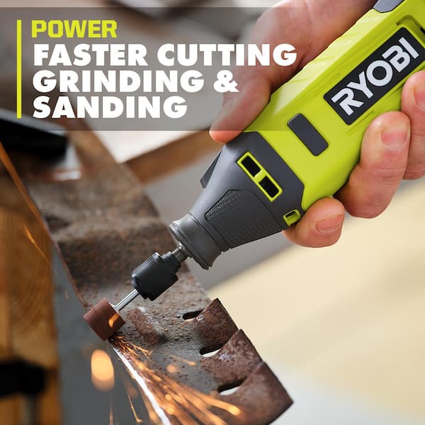 RYOBI Rotary Tool 3-Piece Assorted Sharpening Kit A90GS02 - The