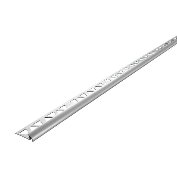 Bright Clear 1.38 in. W x 96 in. L Aluminum 5/16 in. Bullnose Trim