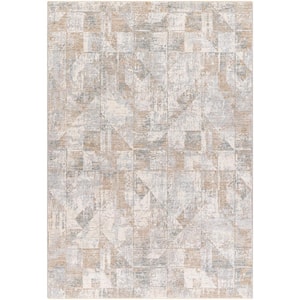 Wickham Taupe 5 ft. x 7 ft. Abstract Indoor Area Rug