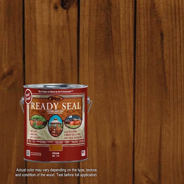 1 gal. Pecan Exterior Wood Stain and Sealer