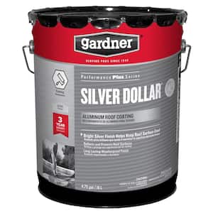 4.75 Gal. Silver Dollar Aluminum Roof Coating (18-pallet)