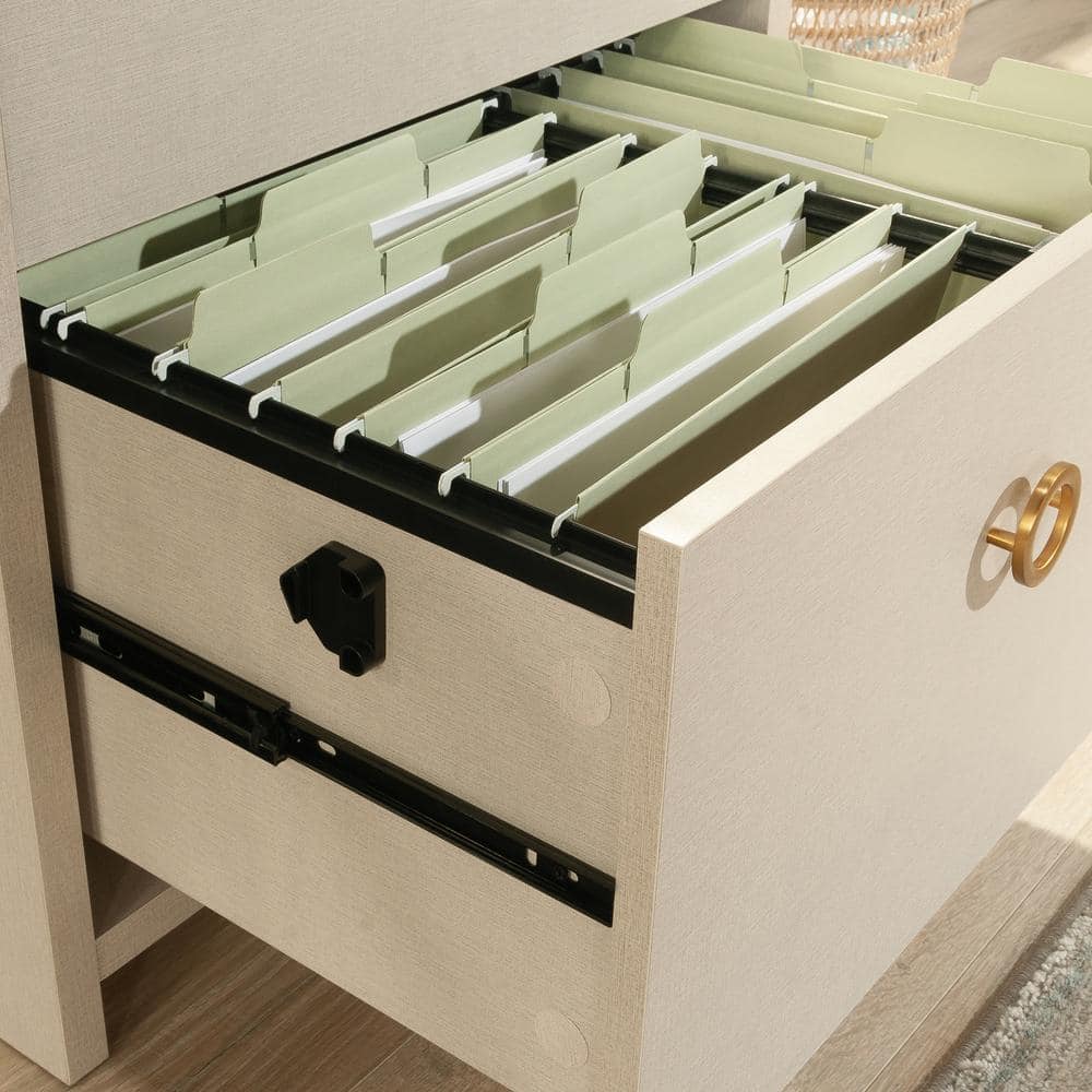 Dove Linen 2-Drawer Legal Size Lateral File Cabinet