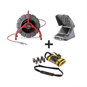 RIDGID See Snake Mini Inspection Sewer Camera Reel 200 ft. Cable