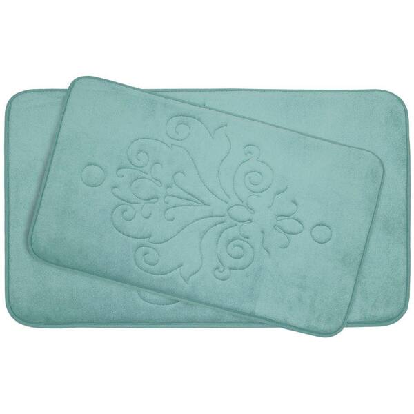 BounceComfort Reve Aqua Memory Foam 2-Piece Bath Mat Set