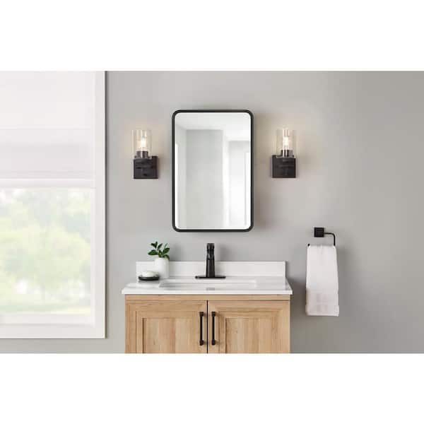 Glacier Bay 16 in. W x 24 in. H Rounded Corner Rectangular Matte 